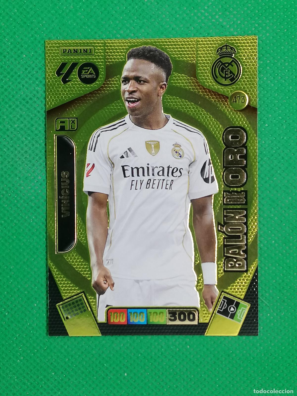 Cromos de F&uacute;tbol: 473 VINICIUS REAL MADRID BALON DE ORO ⚽ LIGA ADRENALYN XL 2025 2026 25 26 ⚽