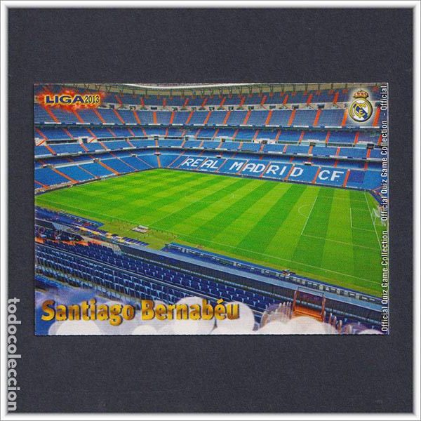 Cartes &agrave; collectionner de Football: MUNDICROMO 2012 2013 12 13 FICHAS LIGA QUIZ GAME ESTADIO SANTIAGO BERNABEU 2 REAL MADRID COLECCI&Oacute;N