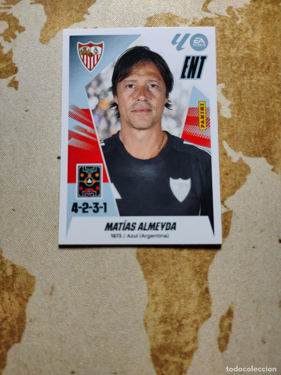 Cromos de F&uacute;tbol: Liga Este Sevilla 2 ENTRENADOR MAT&Iacute;AS ALMEYDA 2025-26 25 26