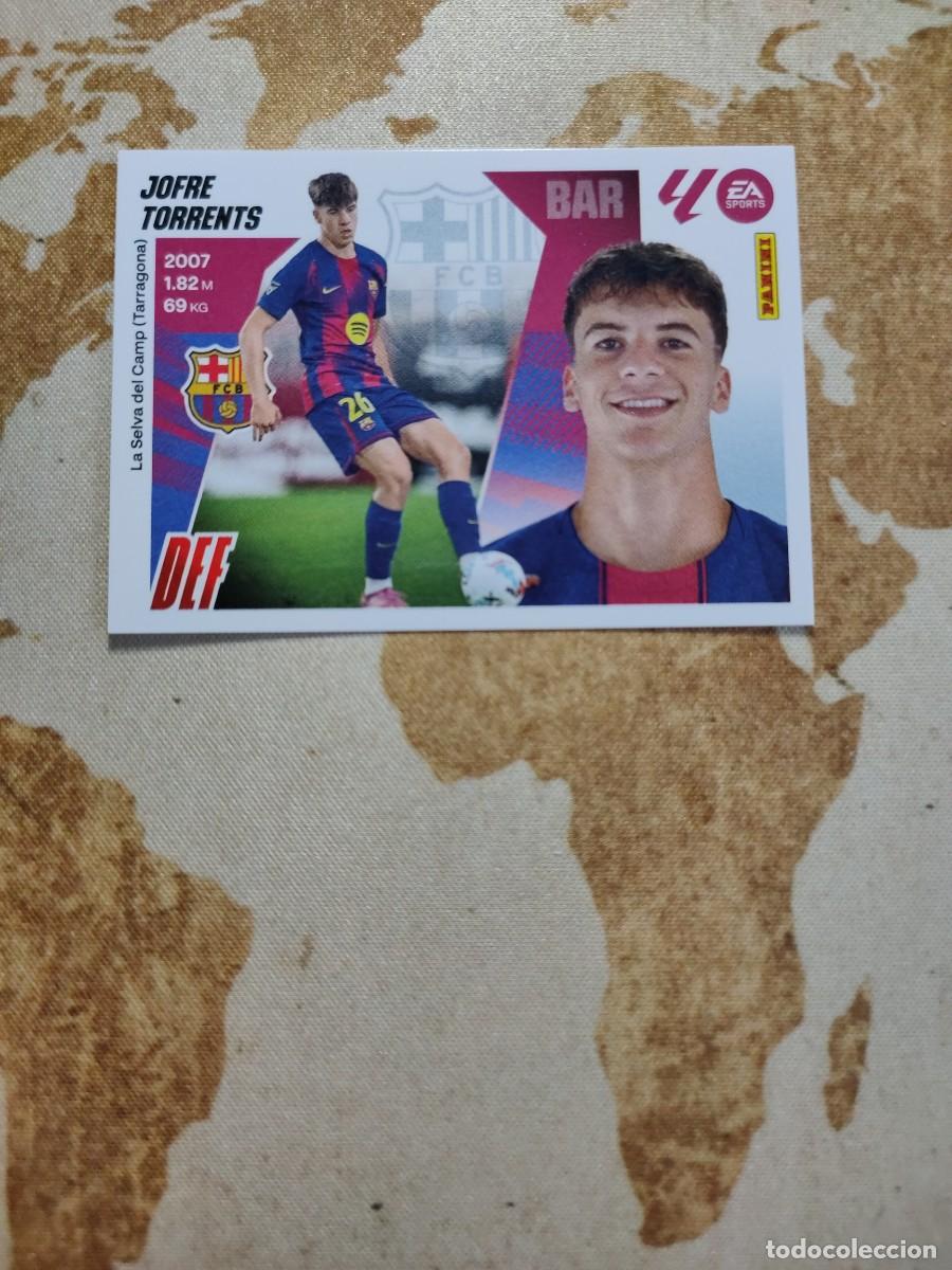 Cromos de F&uacute;tbol: Liga Este Barcelona 7 Bis JOFR&Eacute; TORRENTS coloca 2025-26