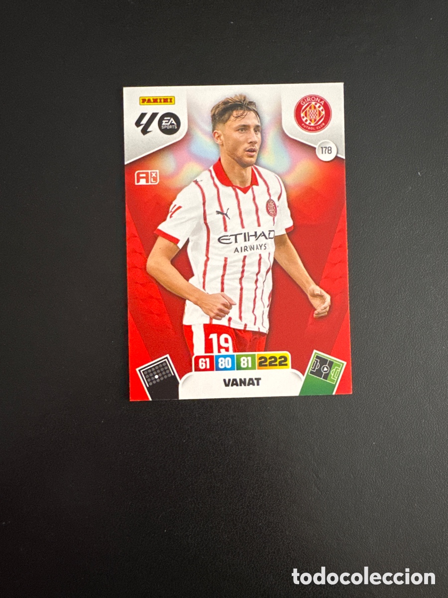 Cromos de F&uacute;tbol: VANAT GIRONA N&Uacute;MERO 178 ADRENALYN 2025 2026