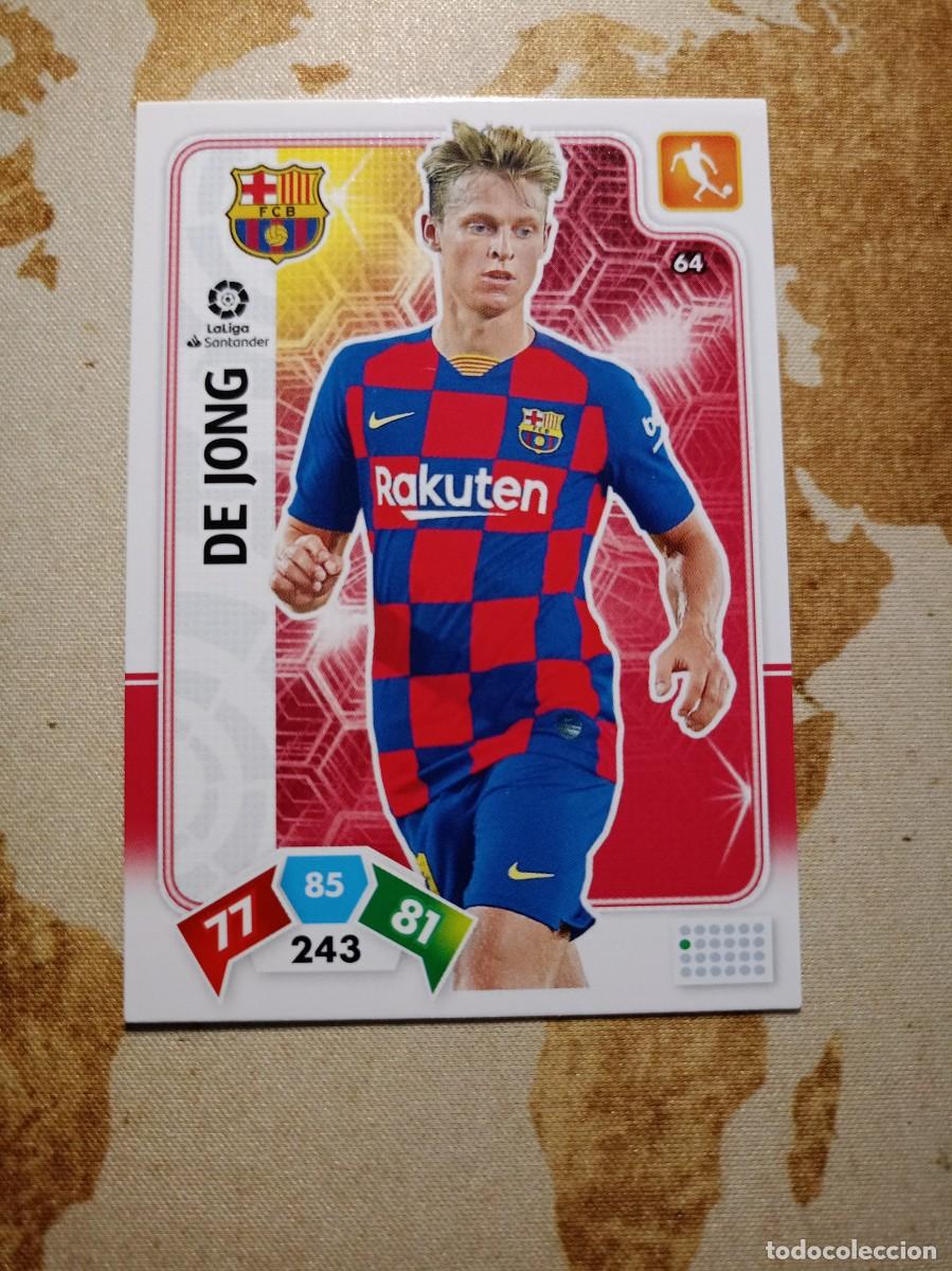 Cromos de F&uacute;tbol: Barcelona 64 DE JONG Adrenalyn 2019-20