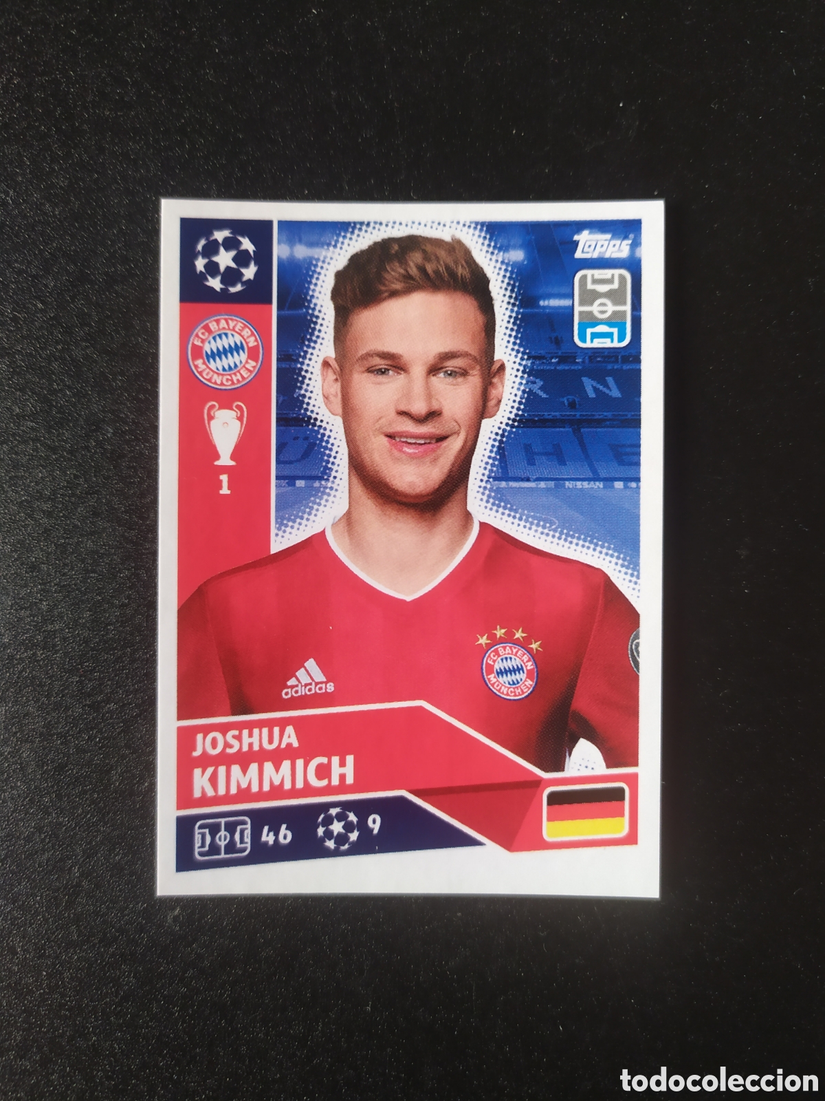 Cromos de F&uacute;tbol: UEFA Champions League 2020 2021 20 21 stickers topps Kimmich n&deg; 7 Bayer Munich