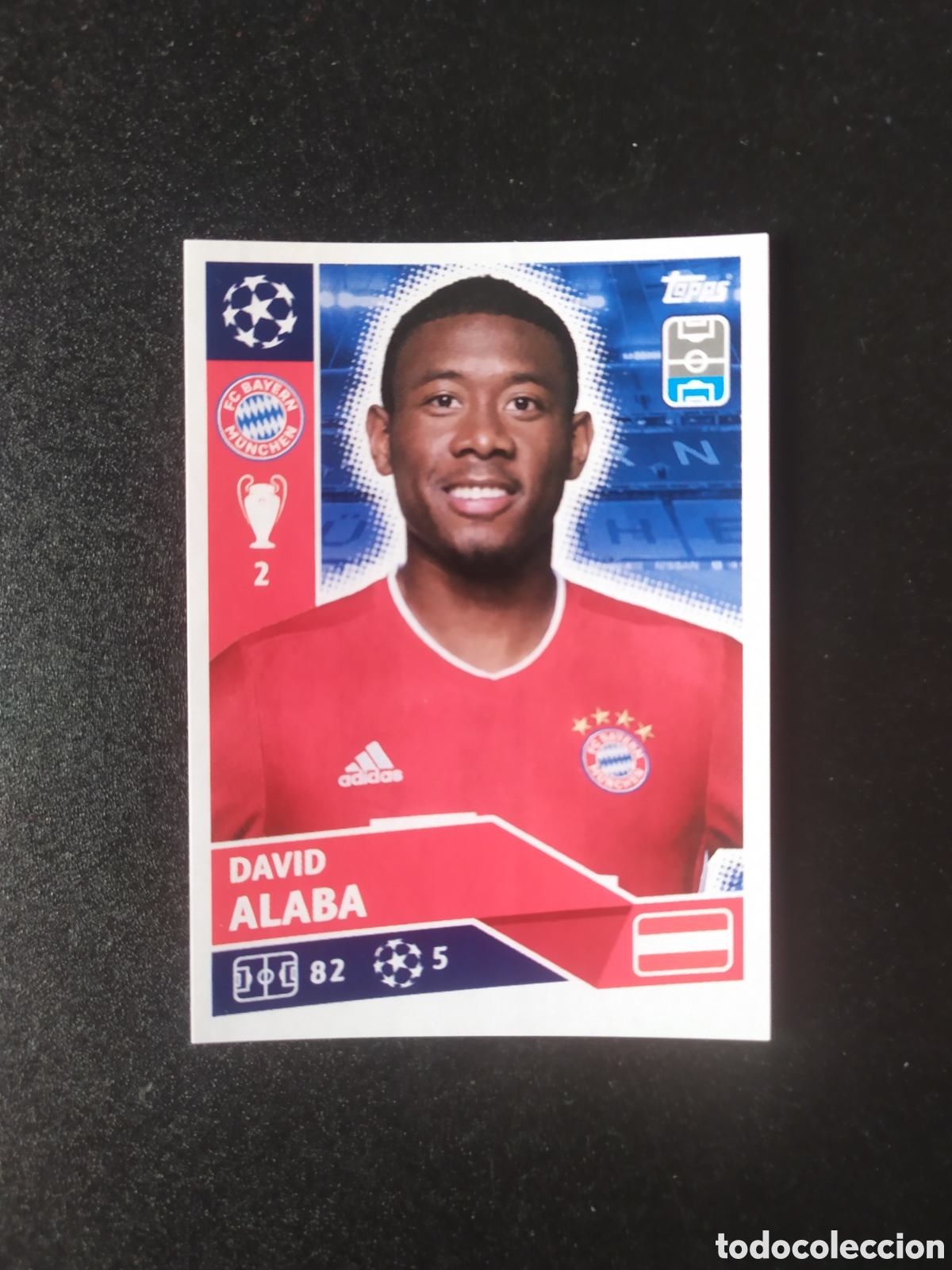 Cromos de F&uacute;tbol: UEFA Champions League 2020 2021 20 21 stickers topps Alaba n&deg; 6 Bayer Munich
