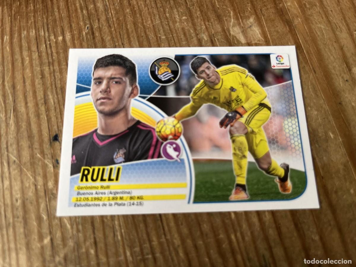 Football Stickers: CROMO SIN PEGAR NUNCA PEGADO ALBUM LIGA ESTE 16 17 2016 2017 REAL SOCIEDAD # 1 RULLI