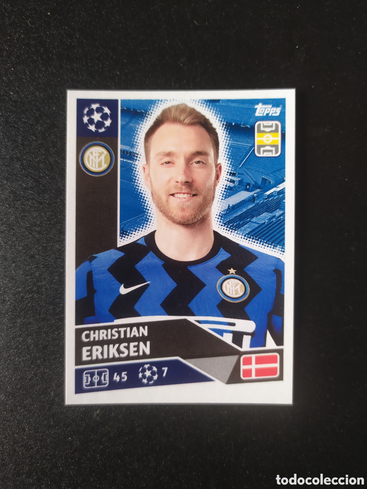 Fu&szlig;ball-Sticker: UEFA Champions League 2020 2021 20 21 stickers topps Eriksen n&deg; 15 Inter Milan