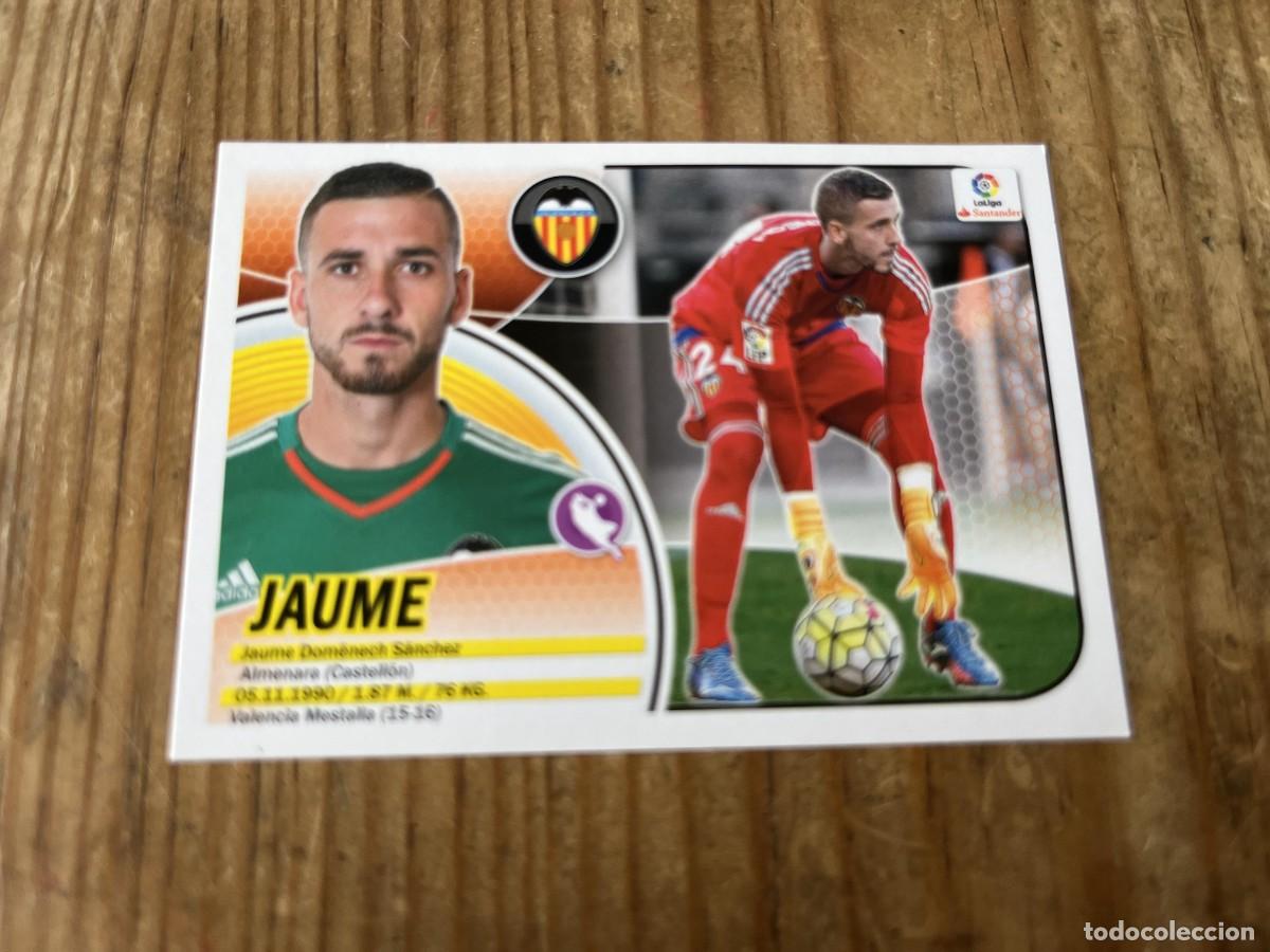 Cromos de Futebol: CROMO SIN PEGAR NUNCA PEGADO ALBUM LIGA ESTE 16 17 2016 2017 VALENCIA # 2 JAUME