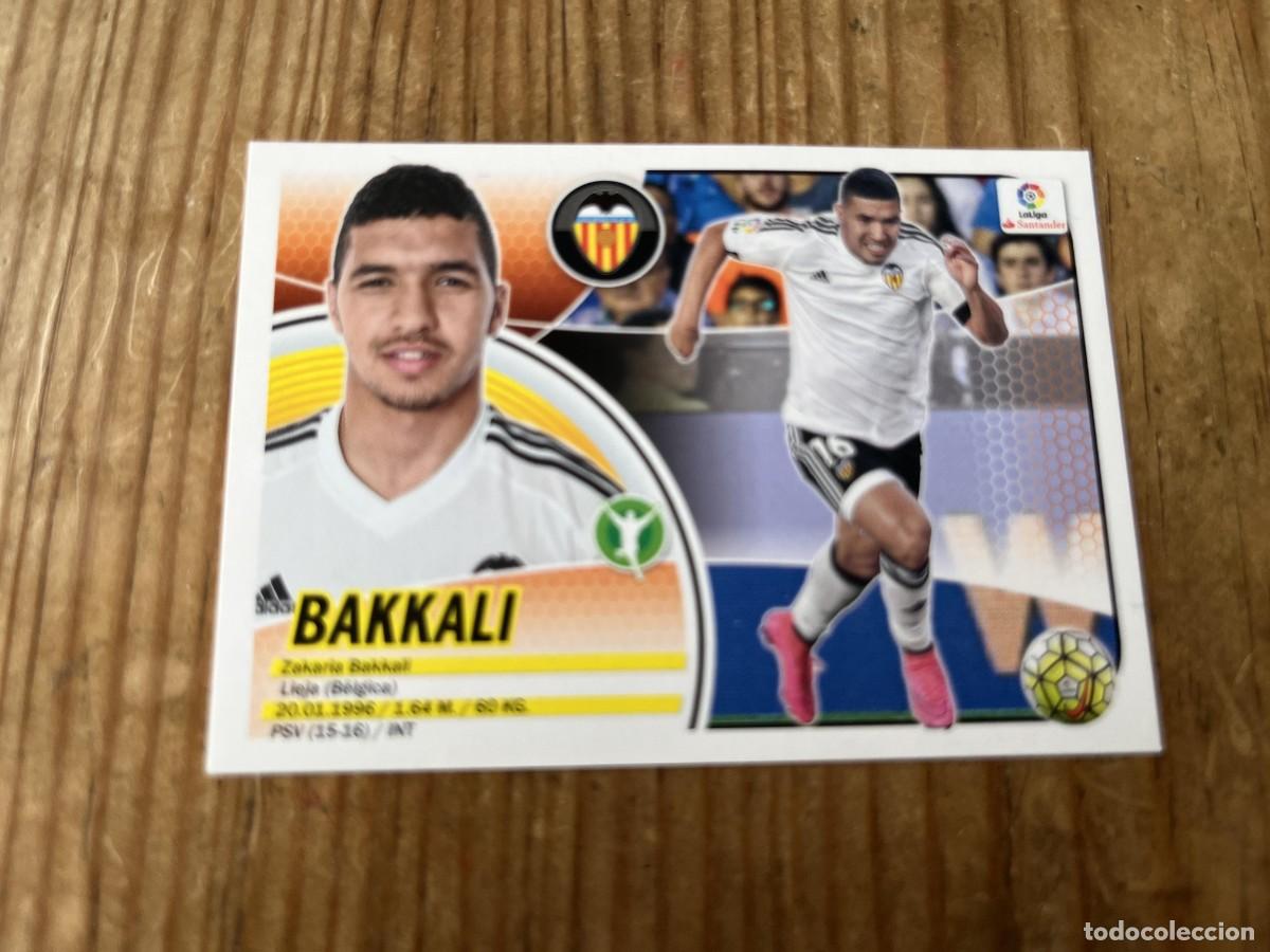 Fu&szlig;ball-Sticker: CROMO SIN PEGAR NUNCA PEGADO ALBUM LIGA ESTE 16 17 2016 2017 VALENCIA # 16 BAKKALI