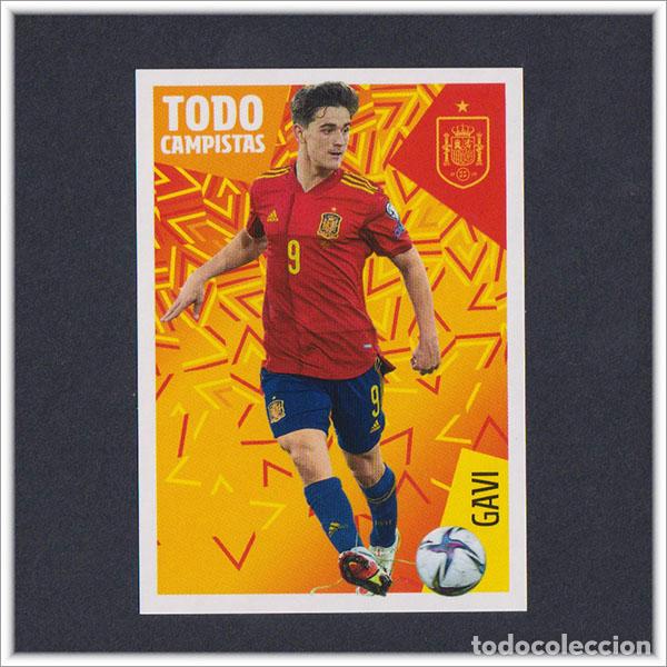 Cromos de F&uacute;tbol: FIFA WORLD CUP 2022 QATAR MUNDIAL COLECCI&Oacute;N OFICIAL GAVI 29 ESPA&Ntilde;A ROOKIE ALBUM IDOLOS ROJA BAR&Ccedil;A