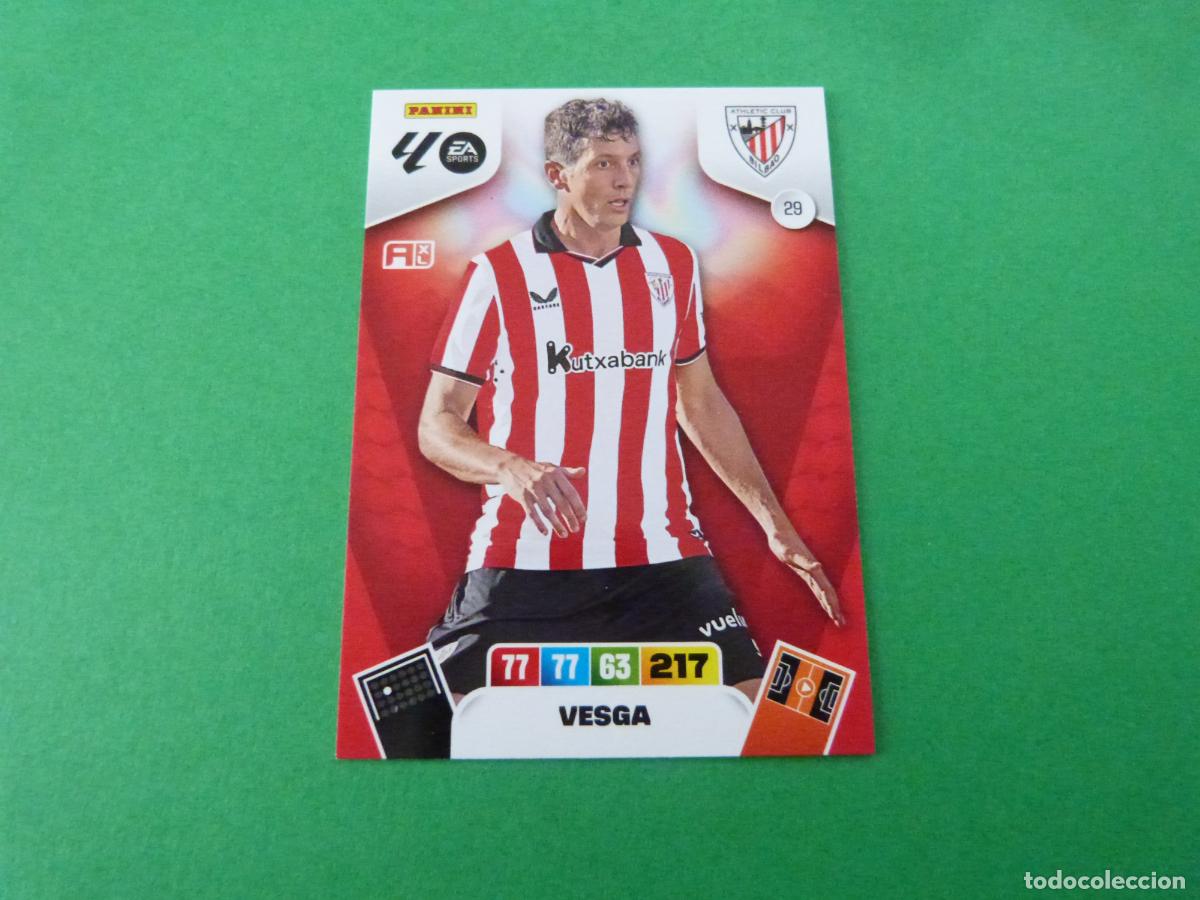 Cromos de Futebol: TRADING CARD FUTBOL VESGA ATH. BILBAO N&ordm; 29 LIGA ADRENALYN XL 2025-2026/25-26 PANINI