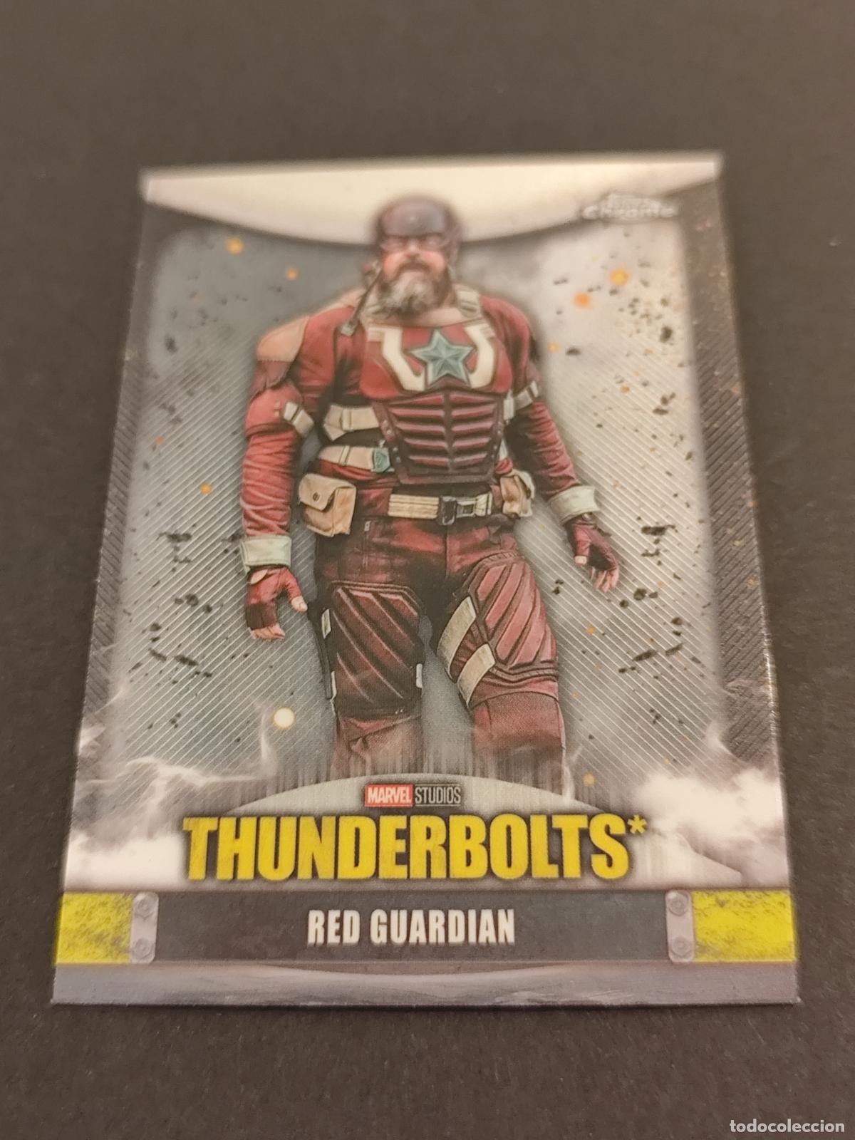 Cromos de F&uacute;tbol: T-6 T6 GUARDI&Aacute;N ROJO THUNDERBOLTS TOPPS MARVEL STUDIOS CHROME 2025