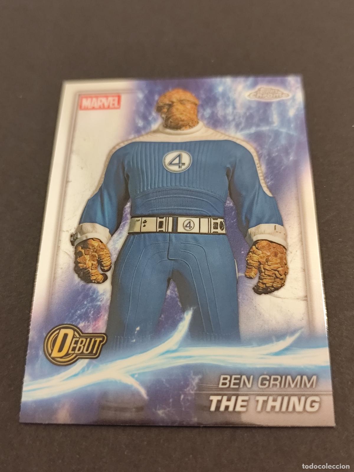 Cromos de F&uacute;tbol: 197 LA COSA BEN GRIMM LOS 4 FANT&Aacute;STICOS FIRST STEPS PHASE SIX DEBUT TOPPS MARVEL STUDIOS CHROME 2025