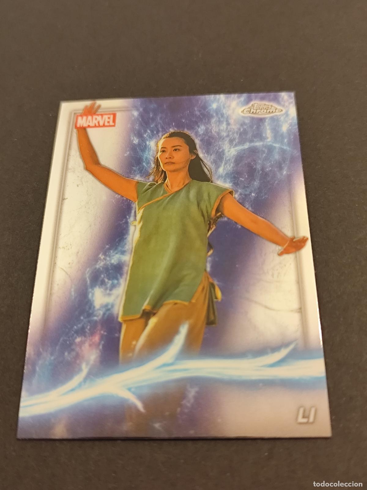 Cromos de F&uacute;tbol: 115 LI SHANG-CHI Y LA LEYENDA DE LOS DIEZ ANILLOS PHASE FOUR TOPPS MARVEL STUDIOS CHROME 2025