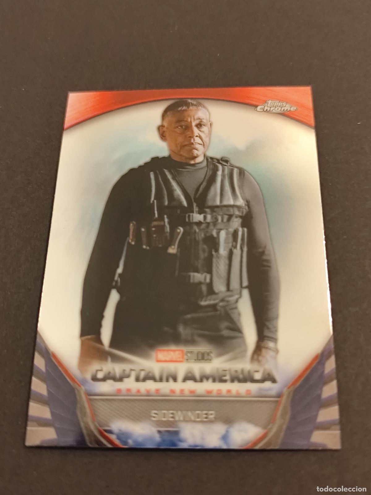 Cromos de F&uacute;tbol: BNW-8 BNW8 SIDEWINDER CAPIT&Aacute;N AM&Eacute;RICA BRAVE NEW WORLD TOPPS MARVEL STUDIOS CHROME 2025