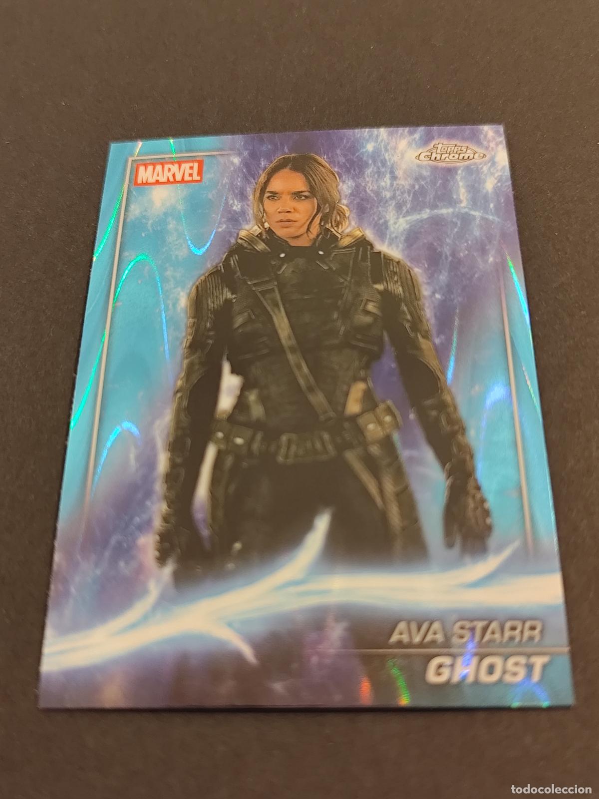 Cromos de F&uacute;tbol: 186 FANTASMA AVA STARR THUNDERBOLTS PHASE FIVE SKY BLUE RAYWAVE TOPPS MARVEL STUDIOS CHROME 2025