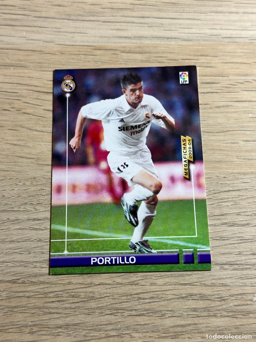 Fu&szlig;ball-Sticker: PORTILLO n&ordm; 161 BIS NUEVA FICHA REAL MADRID MEGAFICHAS 2003 2004 PANINI 03 04
