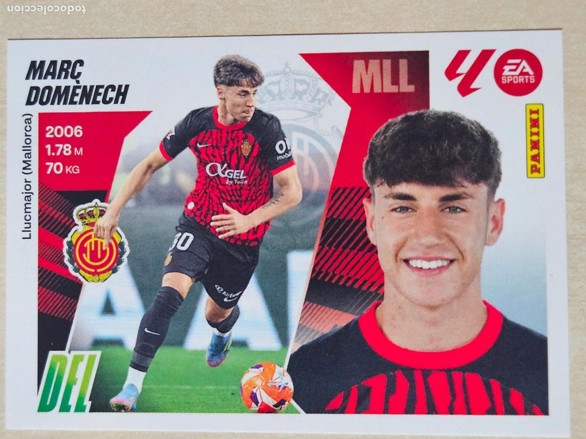 Cromos de F&uacute;tbol: CROMO N&ordm; 17 MARC DOMENECH - MALLORCA - EDICIONES ESTE 2025-26 - 25/26 (NUEVO)