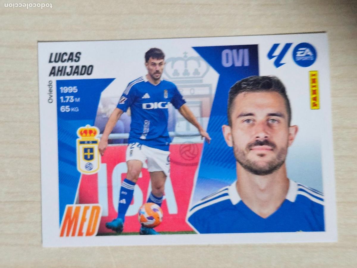 Cromos de F&uacute;tbol: CROMO N&ordm; 16B LUCAS AHIJADO - REAL OVIEDO - EDICIONES ESTE 2025-26 - 25/26 (NUEVO)