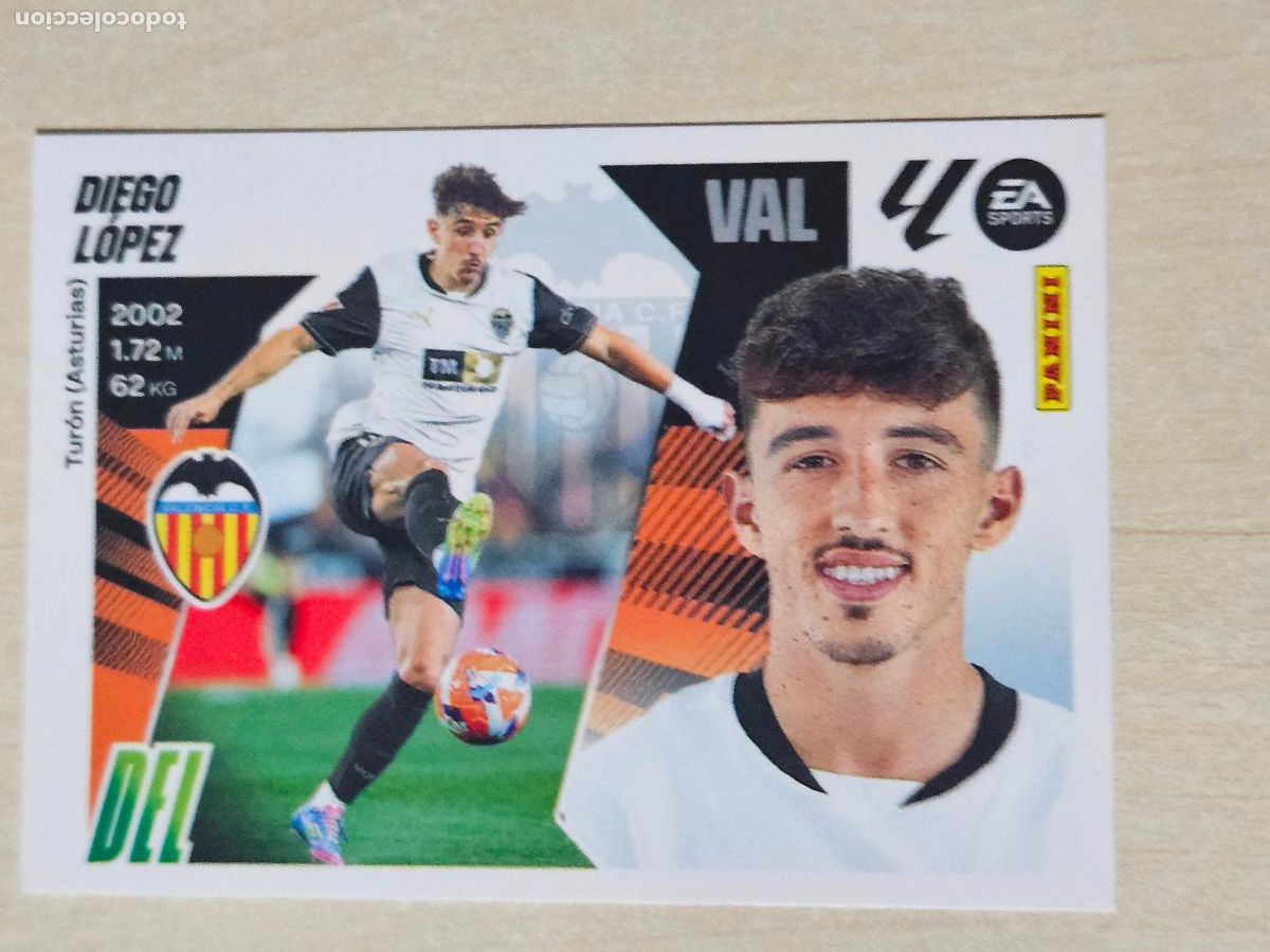 Cromos de F&uacute;tbol: CROMO N&ordm; 20 DIEGO LOPEZ - VALENCIA - EDICIONES ESTE 2025-26 - 25/26 (NUEVO)