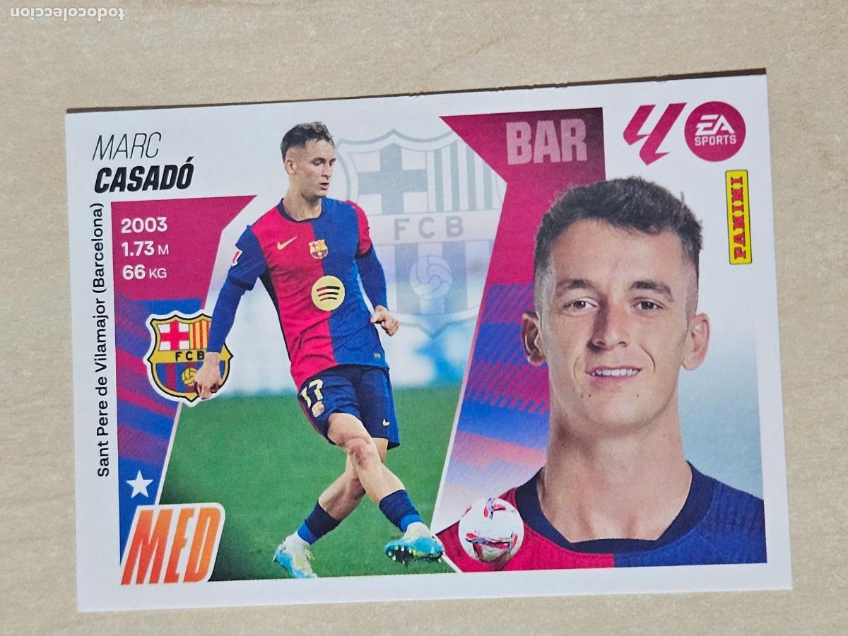 Cromos de F&uacute;tbol: CROMO N&ordm; 11A CASADO - BARCELONA - EDICIONES ESTE 2025-26 - 25/26 (NUEVO)