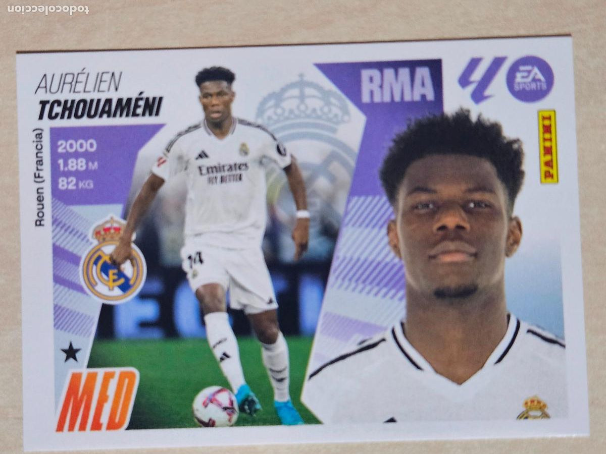 Cromos de F&uacute;tbol: CROMO N&ordm; 11 TCHOUAMENI - REAL MADRID - EDICIONES ESTE 2025-26 - 25/26 (NUEVO)