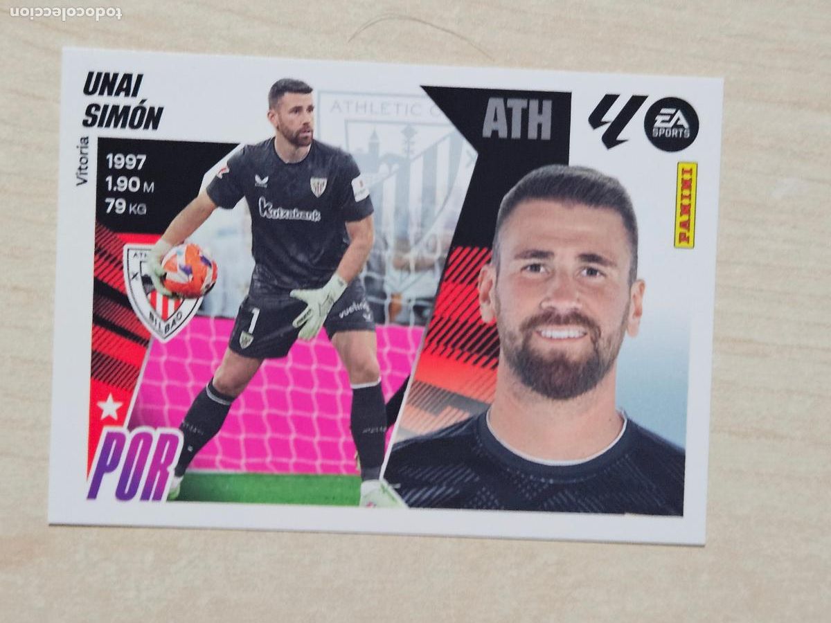 Cromos de F&uacute;tbol: CROMO N&ordm; 3 UNAI SIMON - ATHLETIC DE BILBAO - EDICIONES ESTE 2025-26 - 25/26 (NUEVO)
