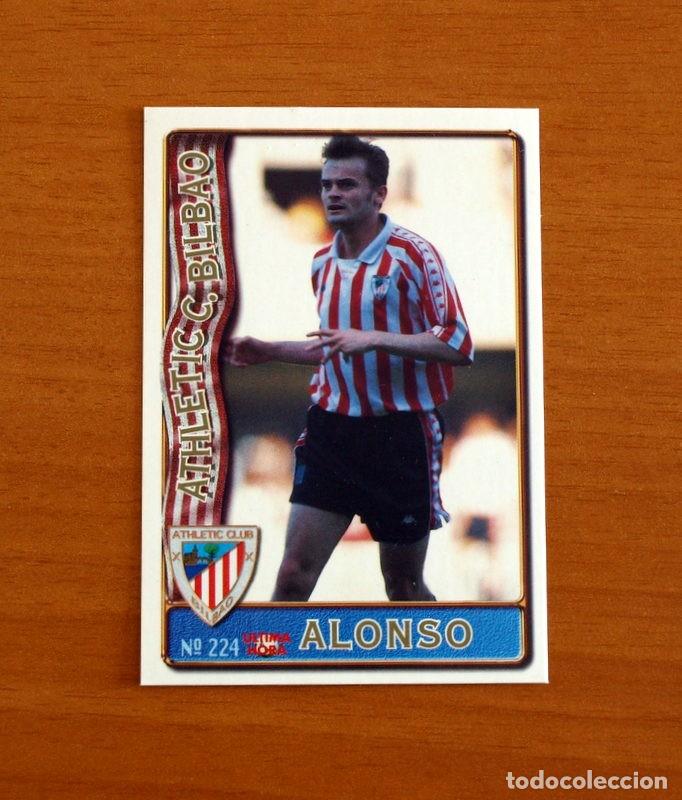 Cromos de Futebol: Athletic Bilbao-N&ordm; 224 Alonso-&Uacute;ltima Hora-Mundicromo Las Fichas de la Liga de F&uacute;tbol 1996-1997-96-97