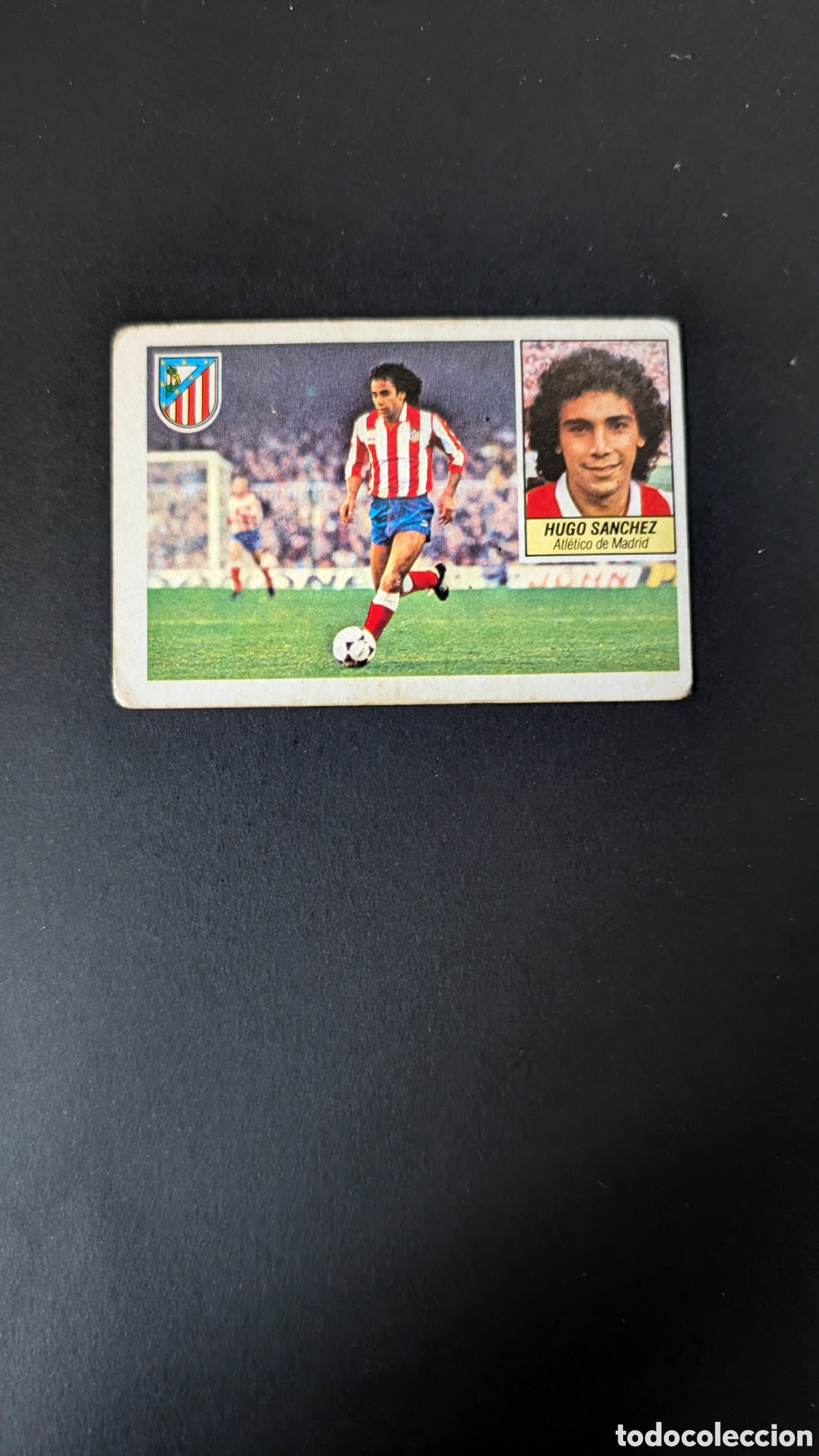 Cromos de F&uacute;tbol: HUGO SANCHEZ ATLETICO MADRID LIGA ESTE 1984/85 84 85 NUNCA PEGADO SIN PEGAR