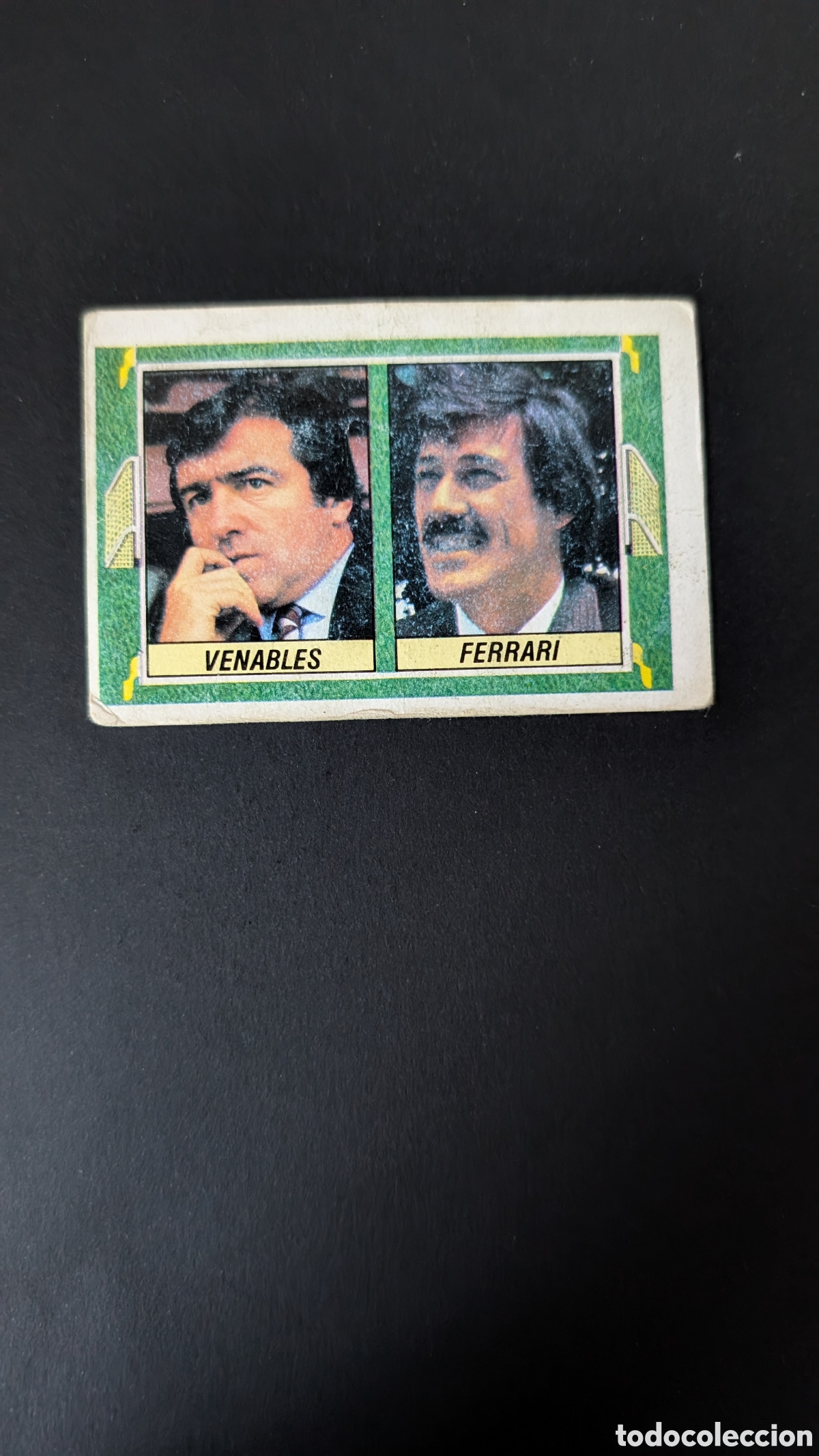Cromos de F&uacute;tbol: VENABLES FERRARI ENTRENADORES VERSION LIGA ESTE 1984/85 84 85 NUNCA PEGADO SIN PEGAR