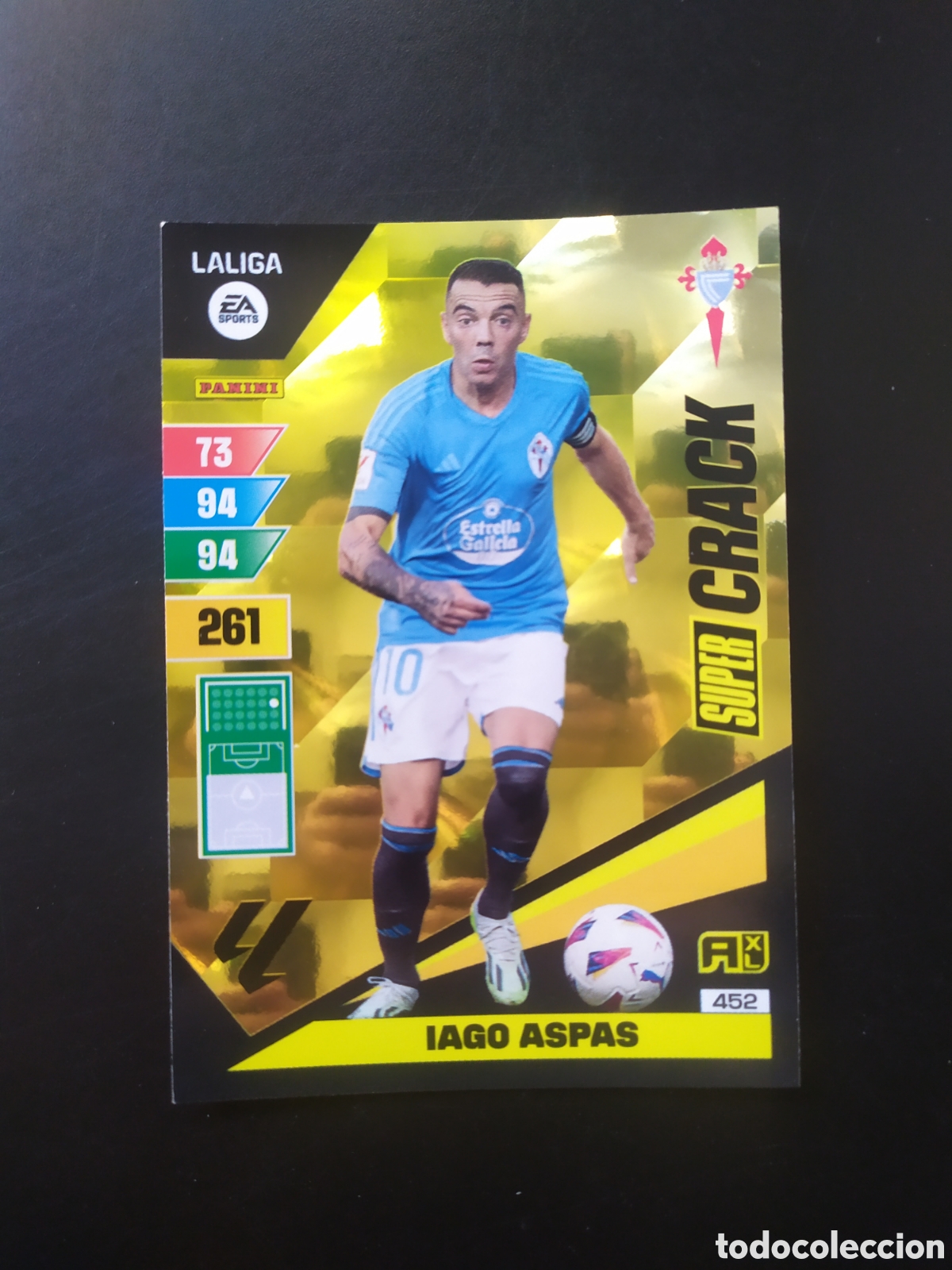 Cromos de F&uacute;tbol: Adrenalyn 2023 2024 23 24 panini Iago Aspas super crack n&deg; 452 Celta Vigo