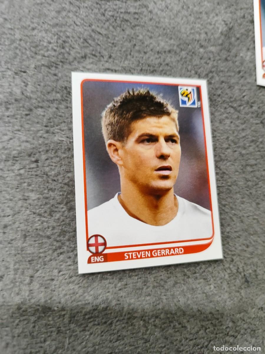Fu&szlig;ball-Sticker: 192 PANINI MUNDIAL 2010 WORLD CUP STEVEN GERRARD - INGLATERRA -- CROMO 10 NUEVO DE SOBRE