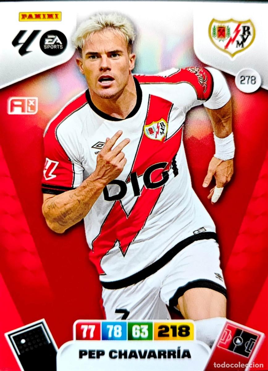Cromos de F&uacute;tbol: 278 Pep Chavarria - Rayo Vallecano - PANINI ADRENALYN La Liga 2025 2026 25 26