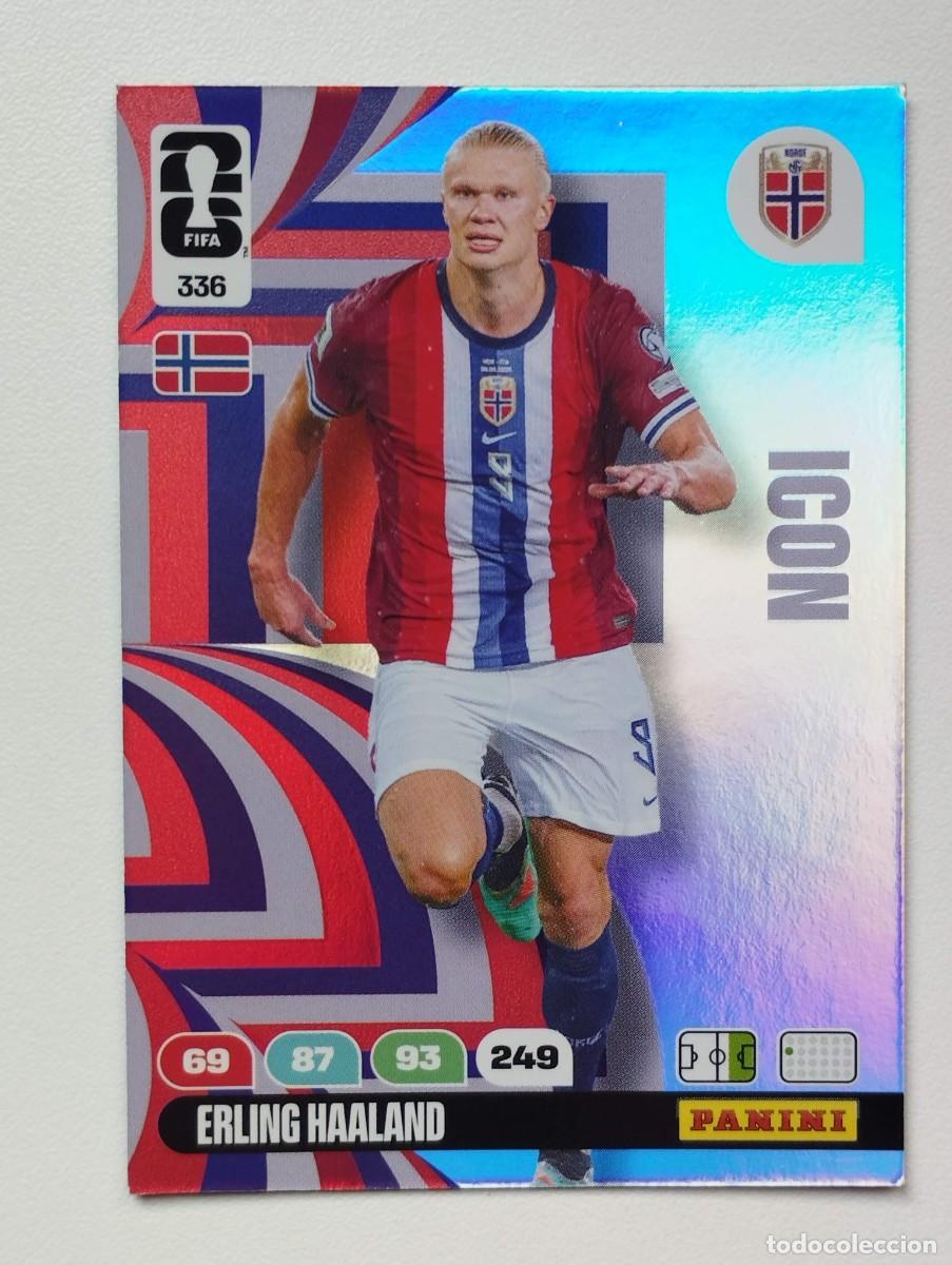 Cromos de F&uacute;tbol: CROMO CARD ADRENALYN MUNDIAL WORLD CUP 2026 ICON 336 ERLING HAALAND NORUEGA