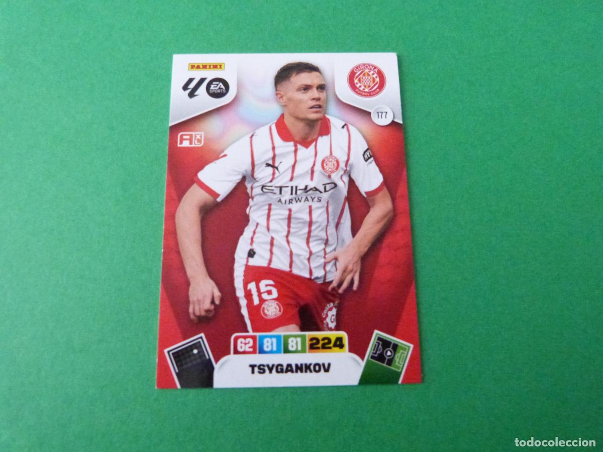 Cromos de F&uacute;tbol: TRADING CARD FUTBOL TSYGANKOV GIRONA F.C. N&ordm; 177 LIGA ADRENALYN XL 2025-2026/25-26 PANINI