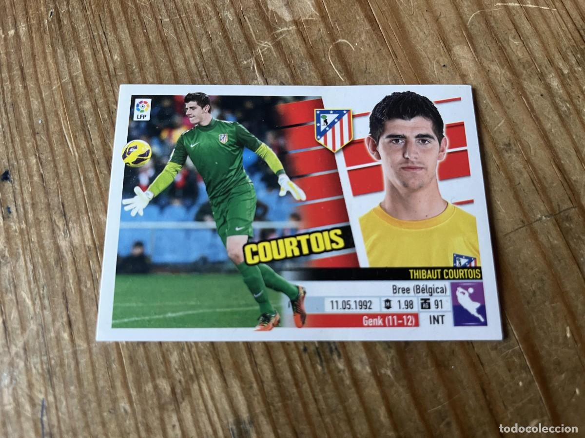 Cromos de F&uacute;tbol: CROMO SIN PEGAR NUNCA PEGADO ALBUM LIGA ESTE 13 14 2013 2014 ATLETICO MADRID # 1 COURTOIS