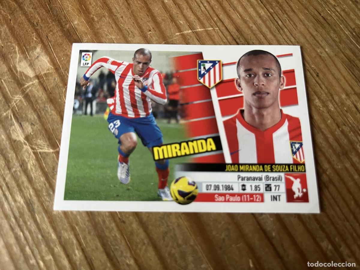 Cromos de Futebol: CROMO SIN PEGAR NUNCA PEGADO ALBUM LIGA ESTE 13 14 2013 2014 ATLETICO MADRID # 4 MIRANDA