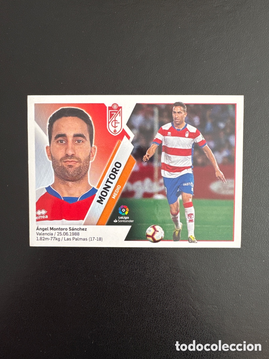 Figurine di Calcio: MONTORO GRANADA N&Uacute;MERO 8 LIGA ESTE 2019 2020