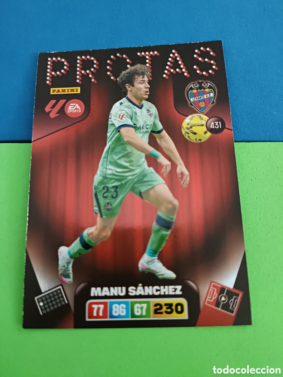 Cromos de F&uacute;tbol: ADRENALYN XL 2025 2026 25 26 Panini Liga - PROTAS 431 Manu S&aacute;nchez