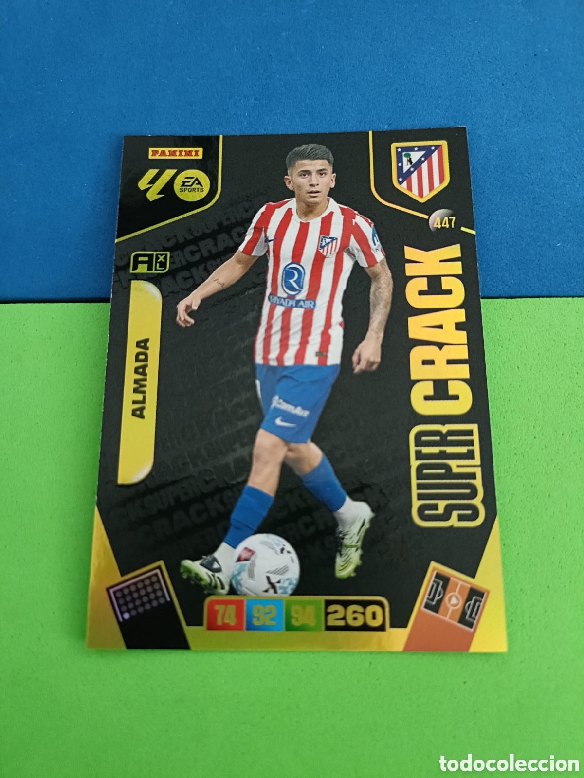 Cromos de F&uacute;tbol: ADRENALYN XL 2025 2026 25 26 Panini Liga - Super Crack 447 Almada Atl&eacute;tico Madrid