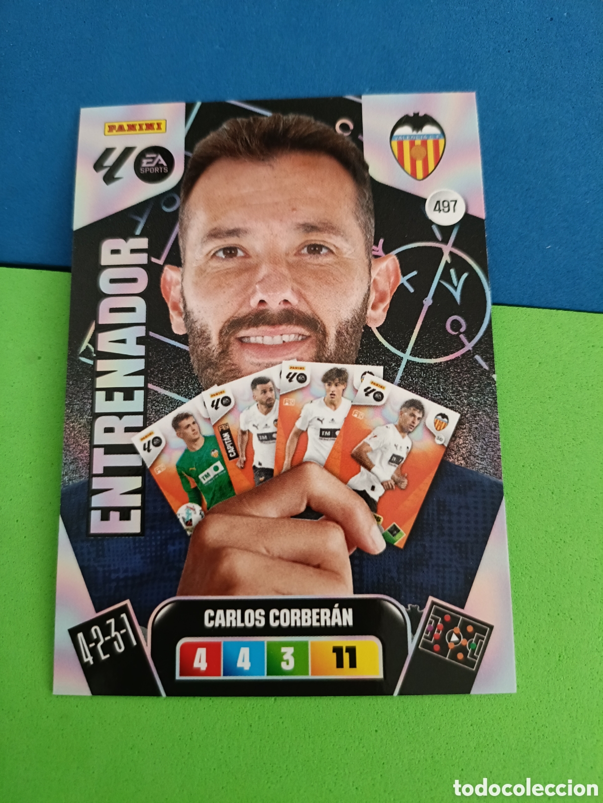 Cromos de F&uacute;tbol: ADRENALYN XL 2025 2026 25 26 Panini Liga - ENTRENADOR 497 Carlos Corberan