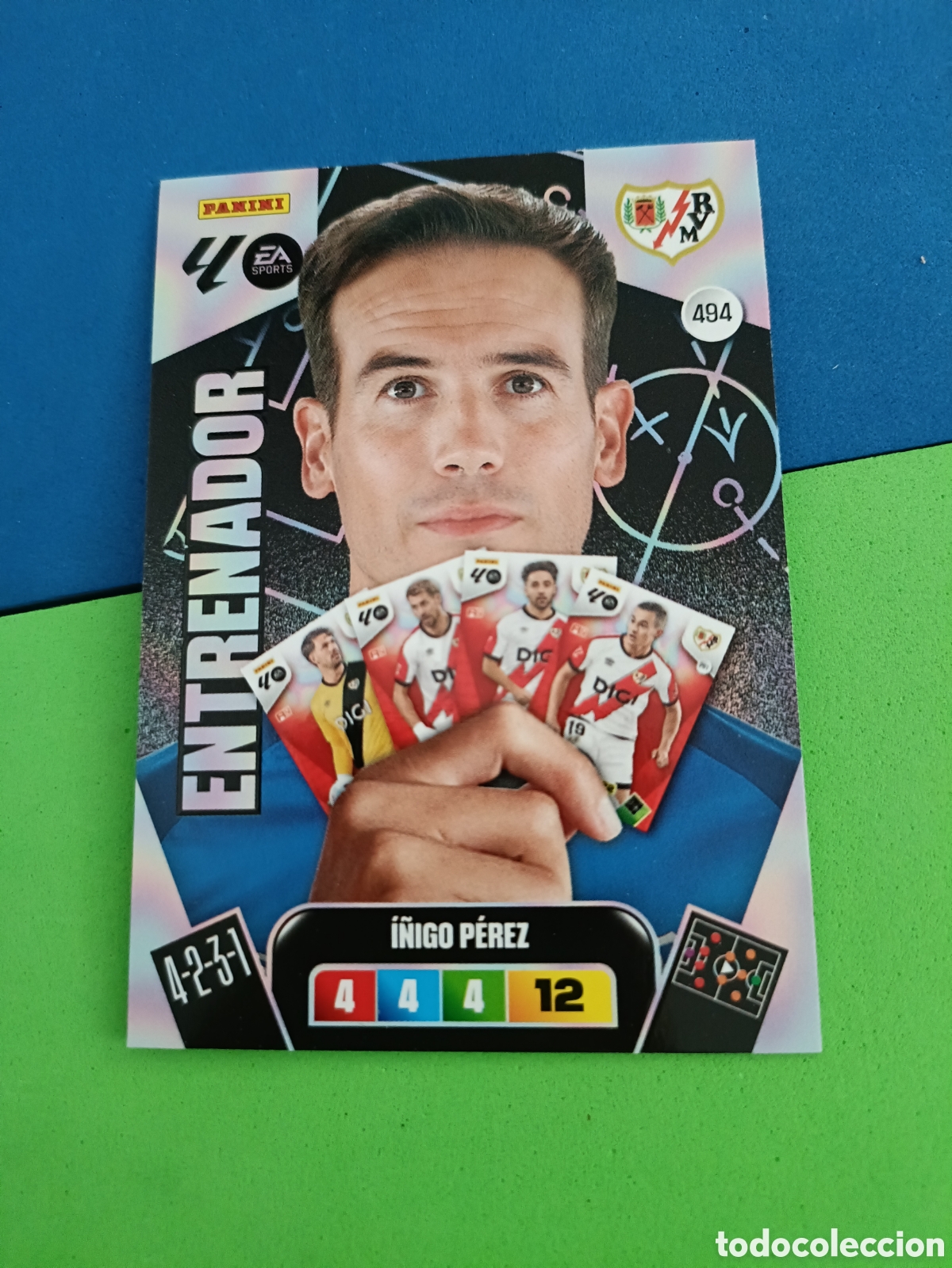 Cromos de F&uacute;tbol: ADRENALYN XL 2025 2026 25 26 Panini Liga - ENTRENADOR 494 &Iacute;&ntilde;igo P&eacute;rez