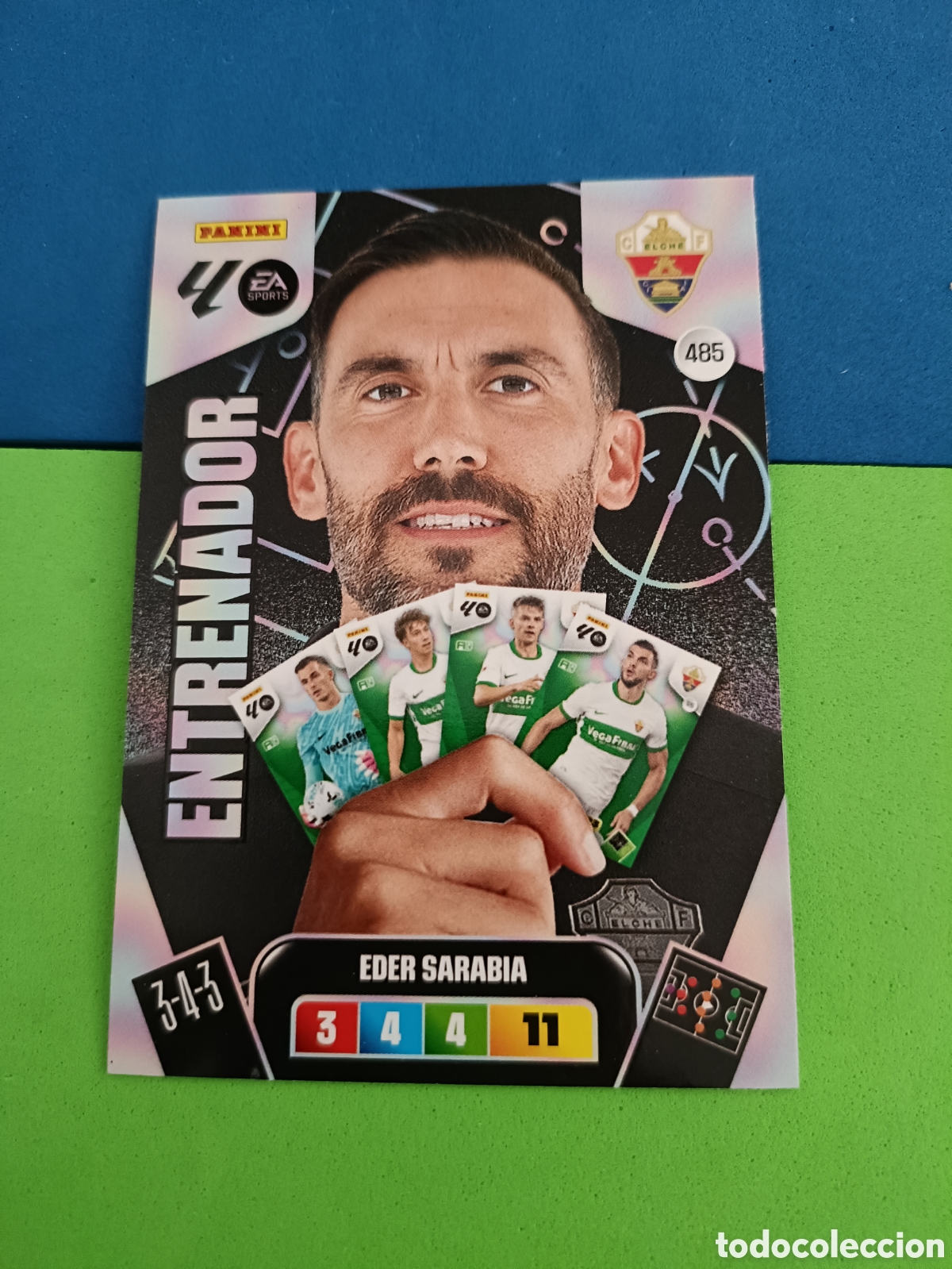 Cromos de F&uacute;tbol: ADRENALYN XL 2025 2026 25 26 Panini Liga - ENTRENADOR 485 Sarabia