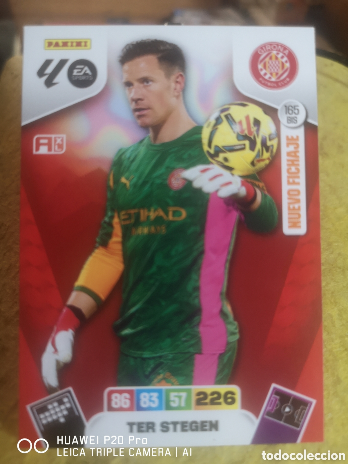 Cromos de F&uacute;tbol: ADRENALYN 2025 2026 TER STEGEN NUEVO FICHAJE 165 BIS - GIRONA