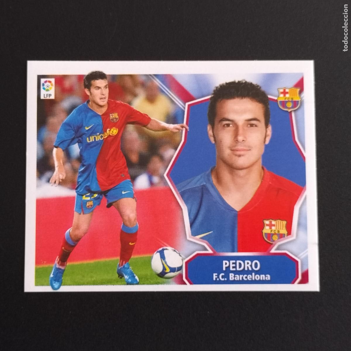 Cromos de F&uacute;tbol: CROMO COLOCA PEDRO F.C. BARCELONA CROMOS ALBUM LIGA FUTBOL EDICIONES ESTE 2008-2009 08-09 PANINI