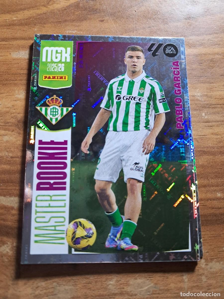 Cromos de F&uacute;tbol: CARD MEGACRACKS TEMPORADA 25/26: MASTER ROOKIE PABLO GARC&Iacute;A, N&deg; 418