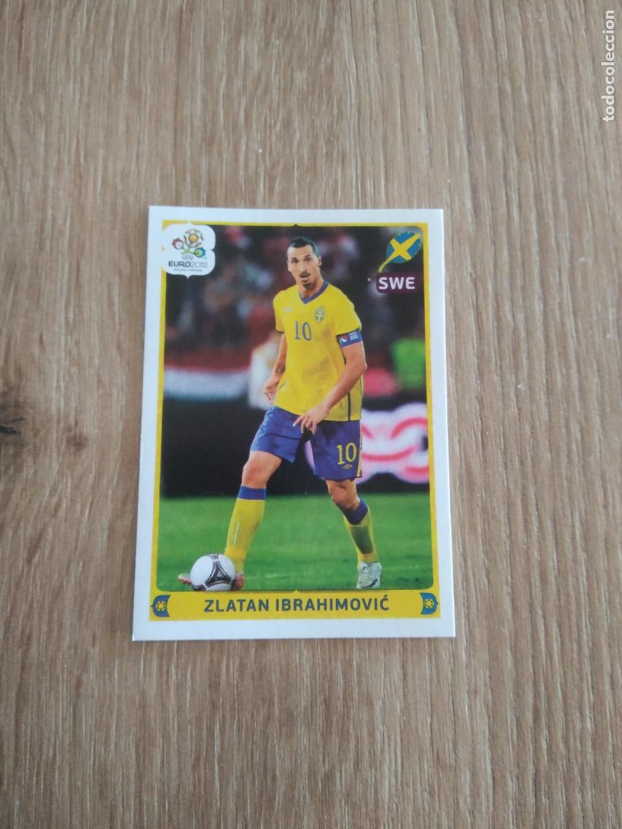 Cromos de Futebol: 454 IBRAHIMOVIC SUECIA CROMO FUTBOL PANINI EURO 2012 EURCOPA FONDO BLANCO