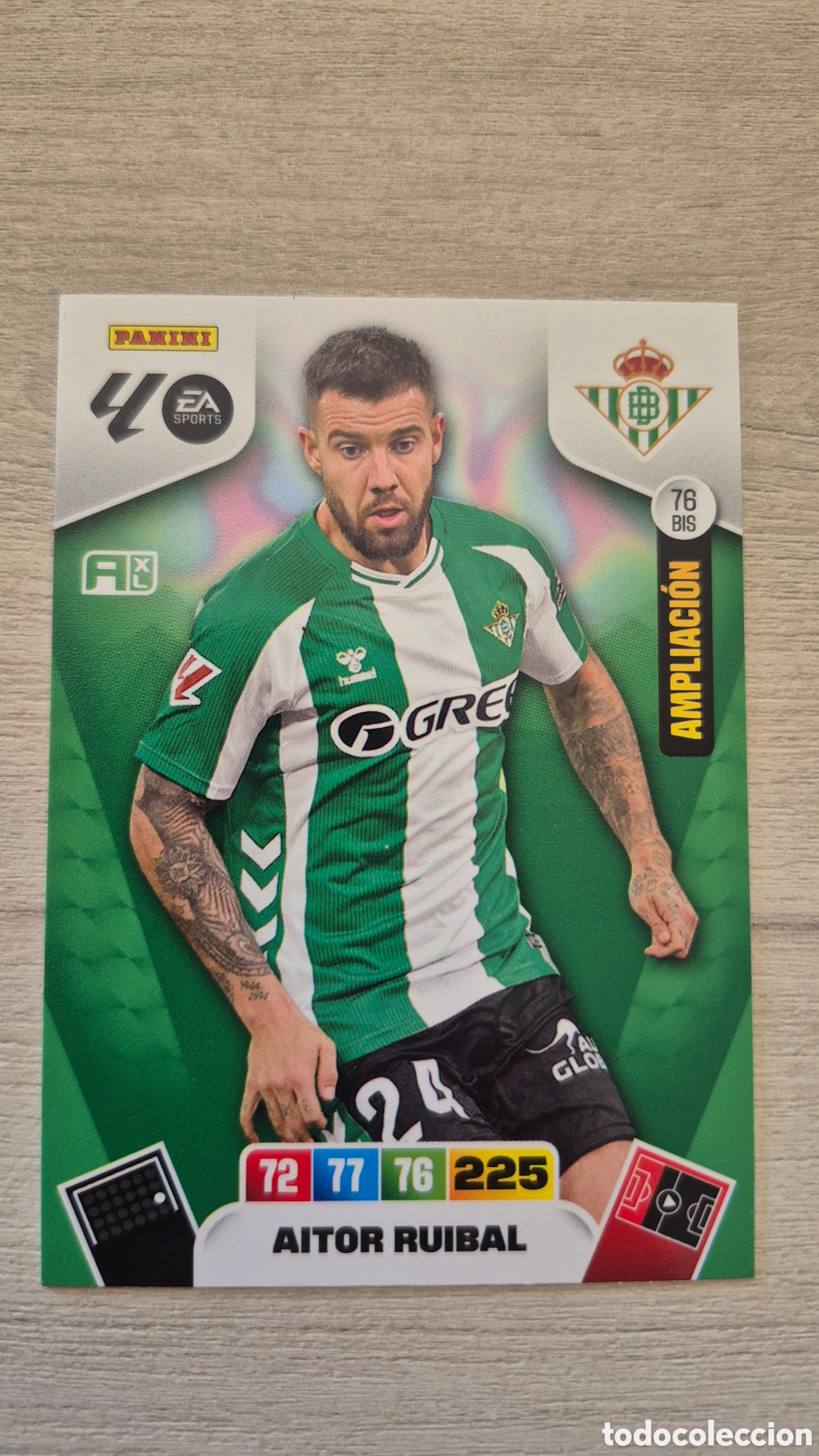 Cromos de Futebol: N&deg;76Bis Betis Aitor Ruibal Adrenalyn 25/26