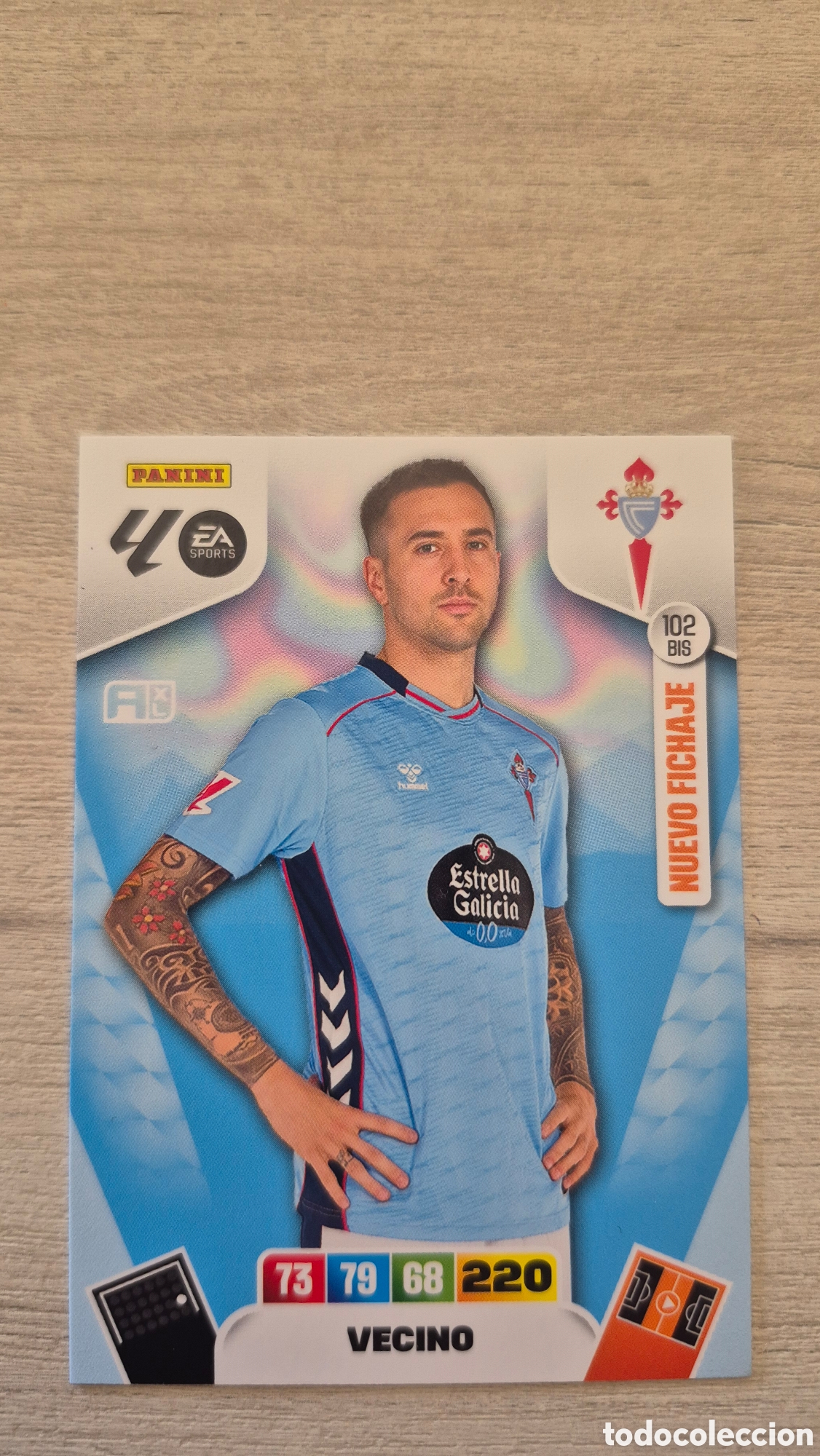 Cromos de Futebol: N&deg;102Bis Celta de Vigo Vecino Adrenalyn 25/26