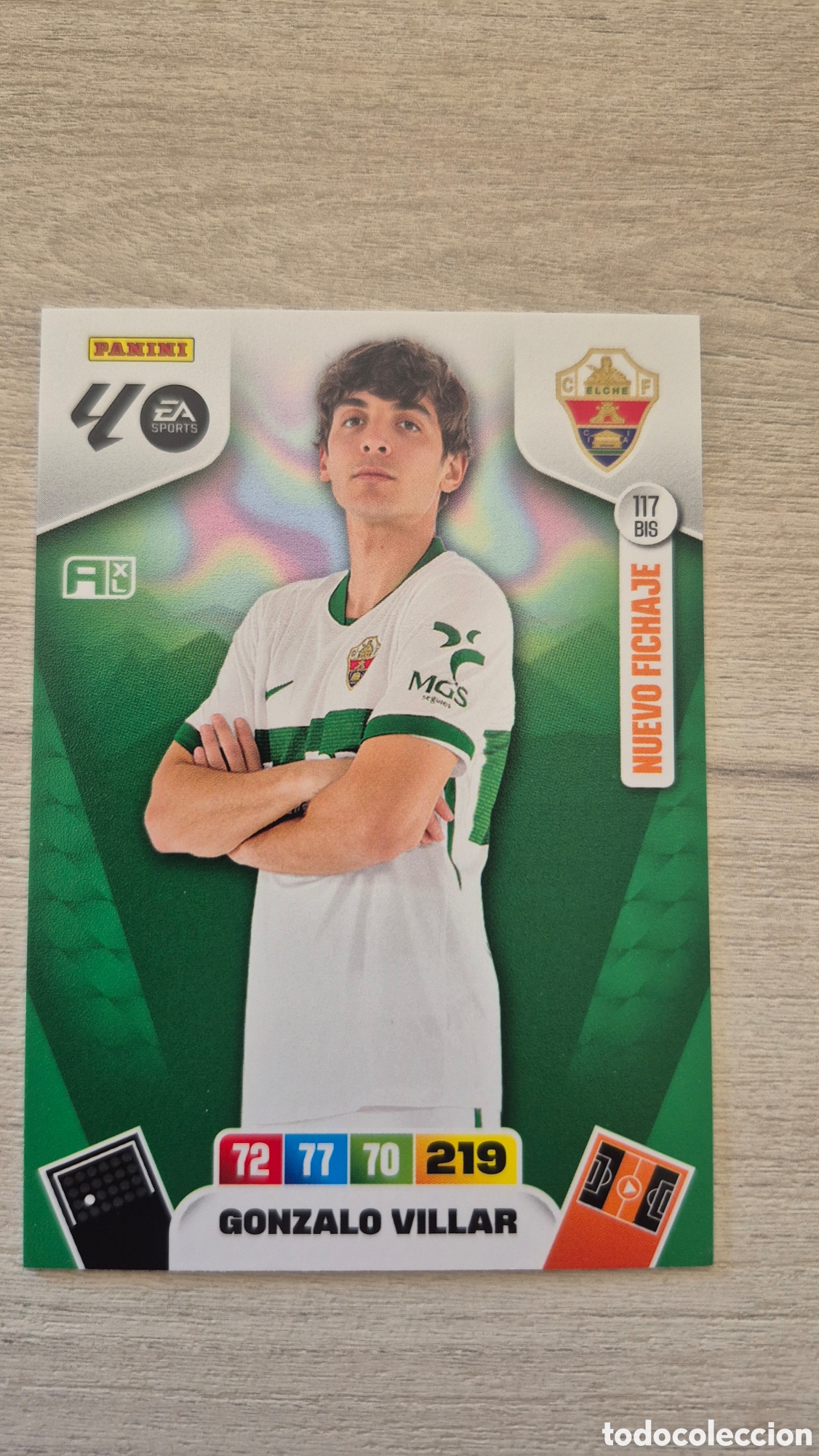 Cromos de Futebol: N&deg;117Bis Elche Gonzalo Villar Adrenalyn 25/26