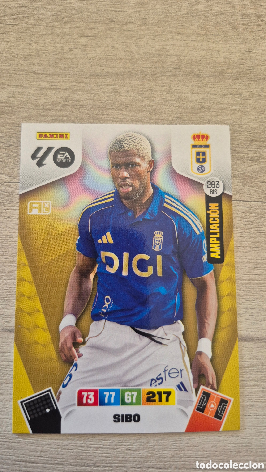 Cromos de F&uacute;tbol: N&deg;263Bis Oviedo Sibo Adrenalyn 25/26